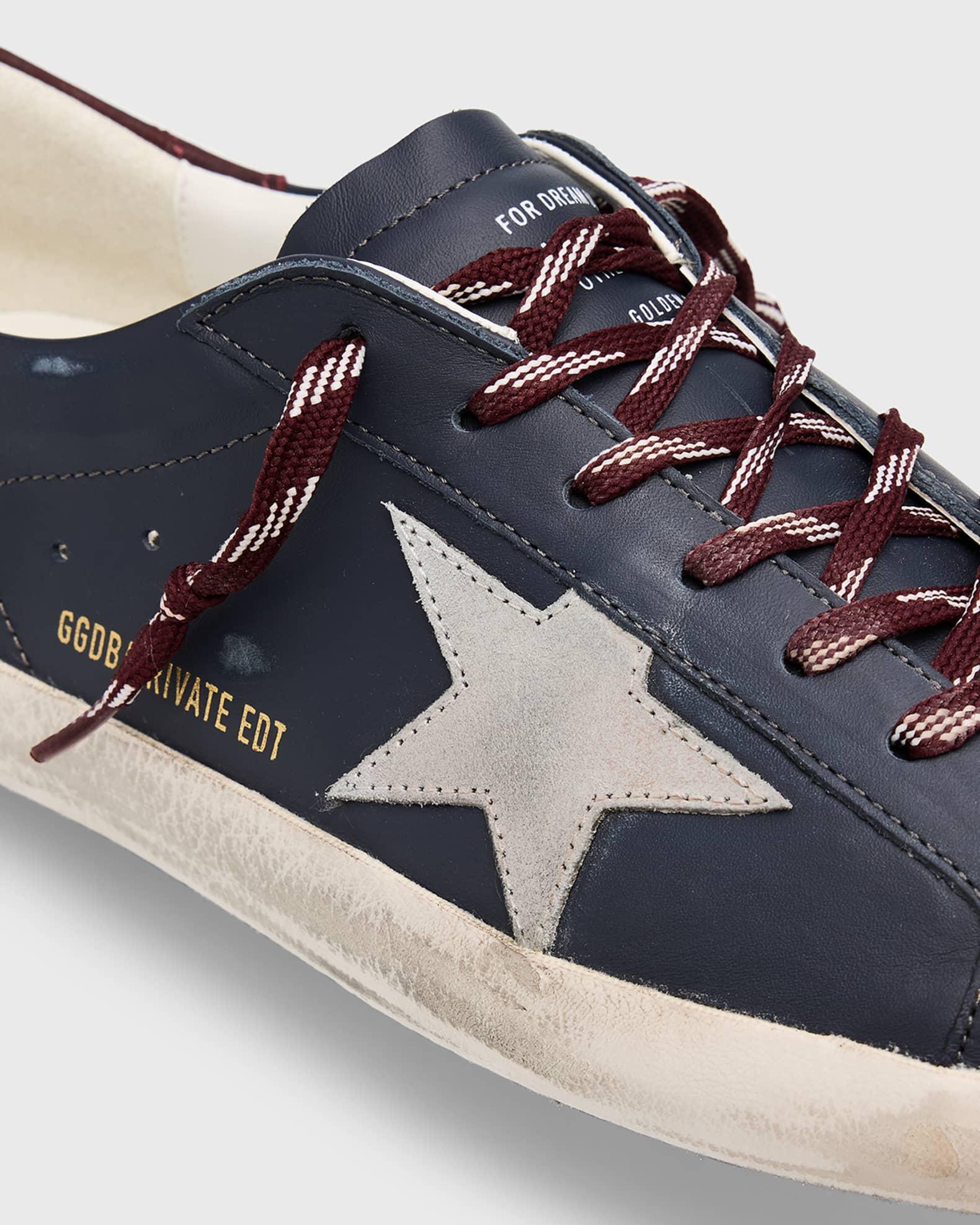 Men's Superstar Leather Low-Top Sneakers Product Image