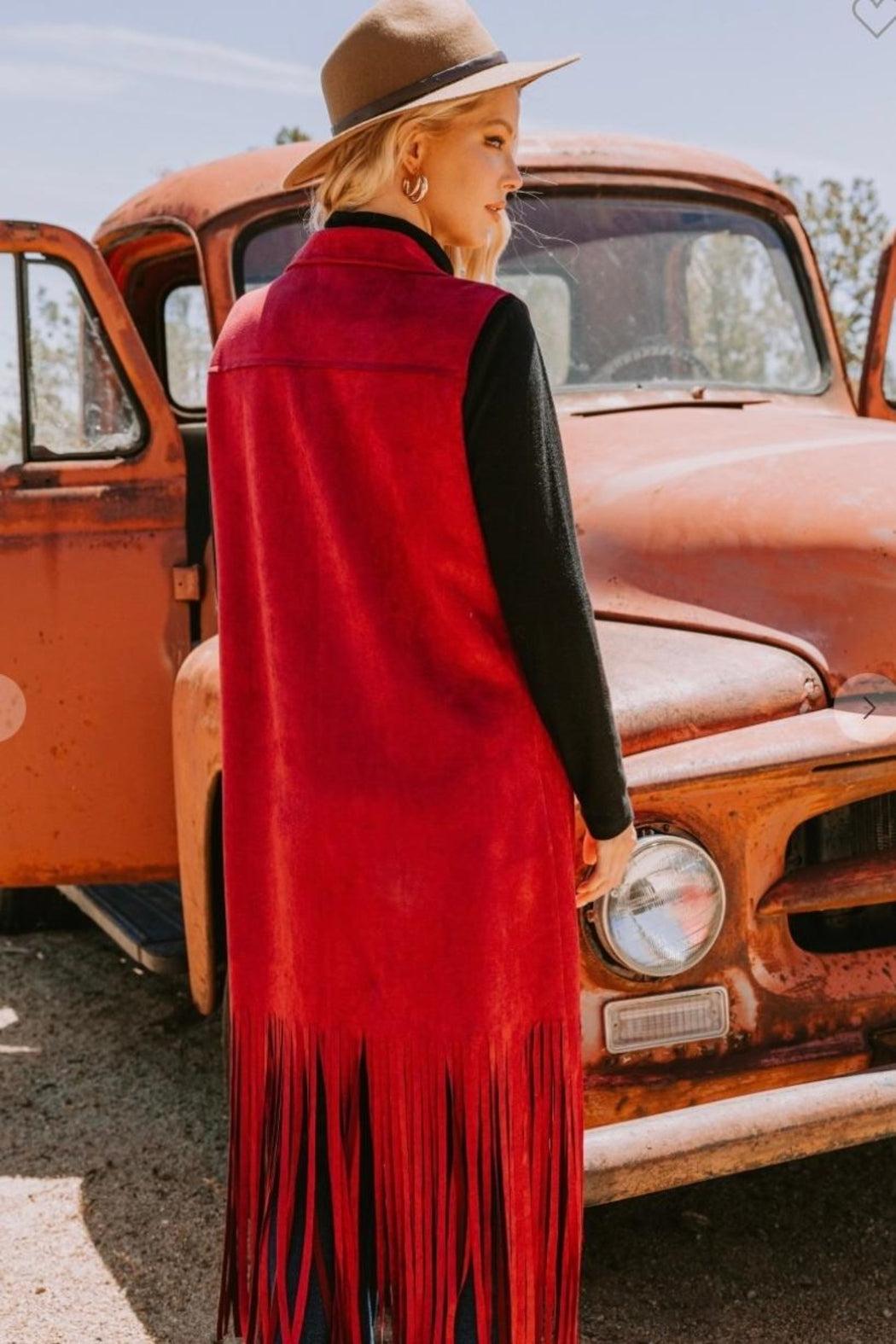 Vest, Long Fringe Product Image