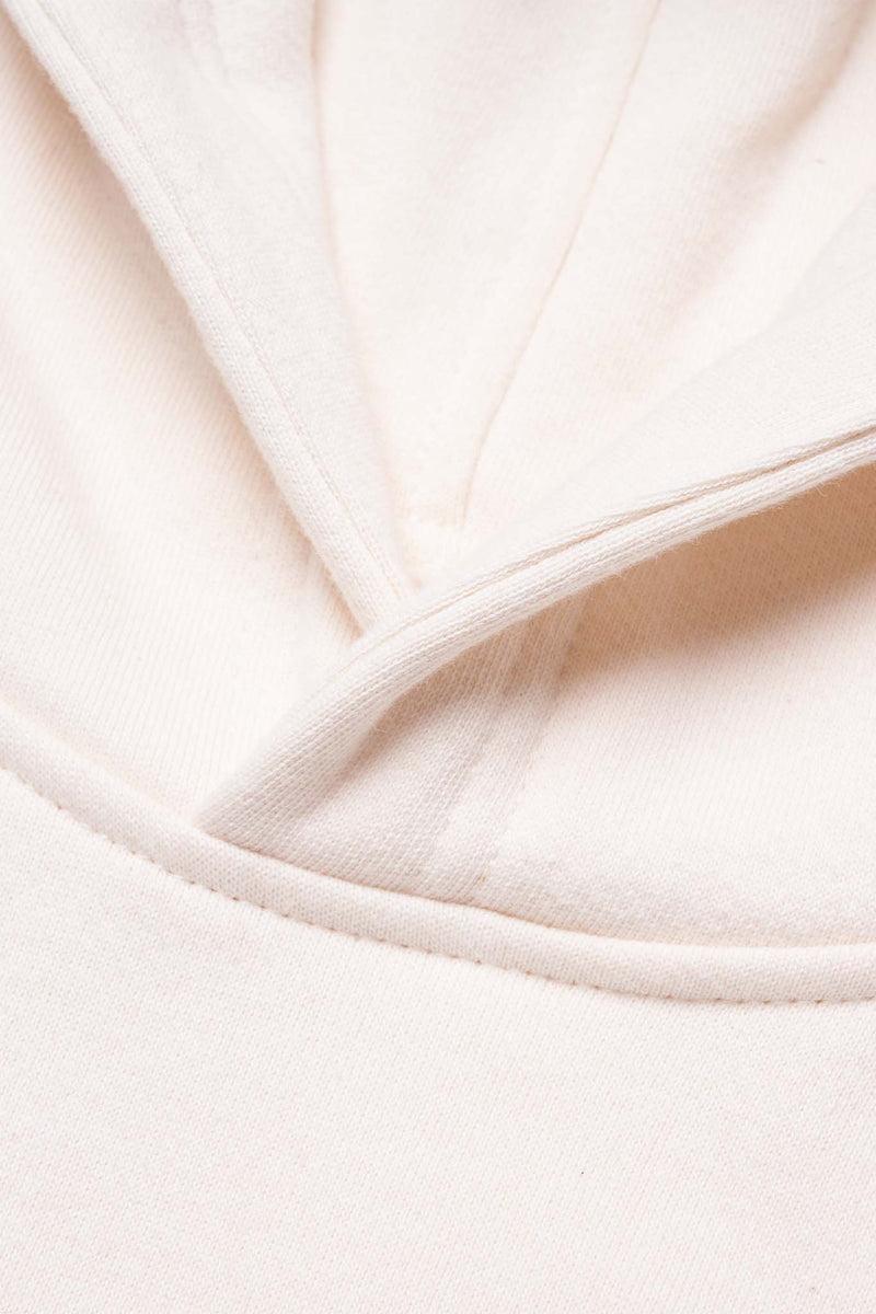 Women's Organic Hoodie Sweatshirt in Natural Product Image