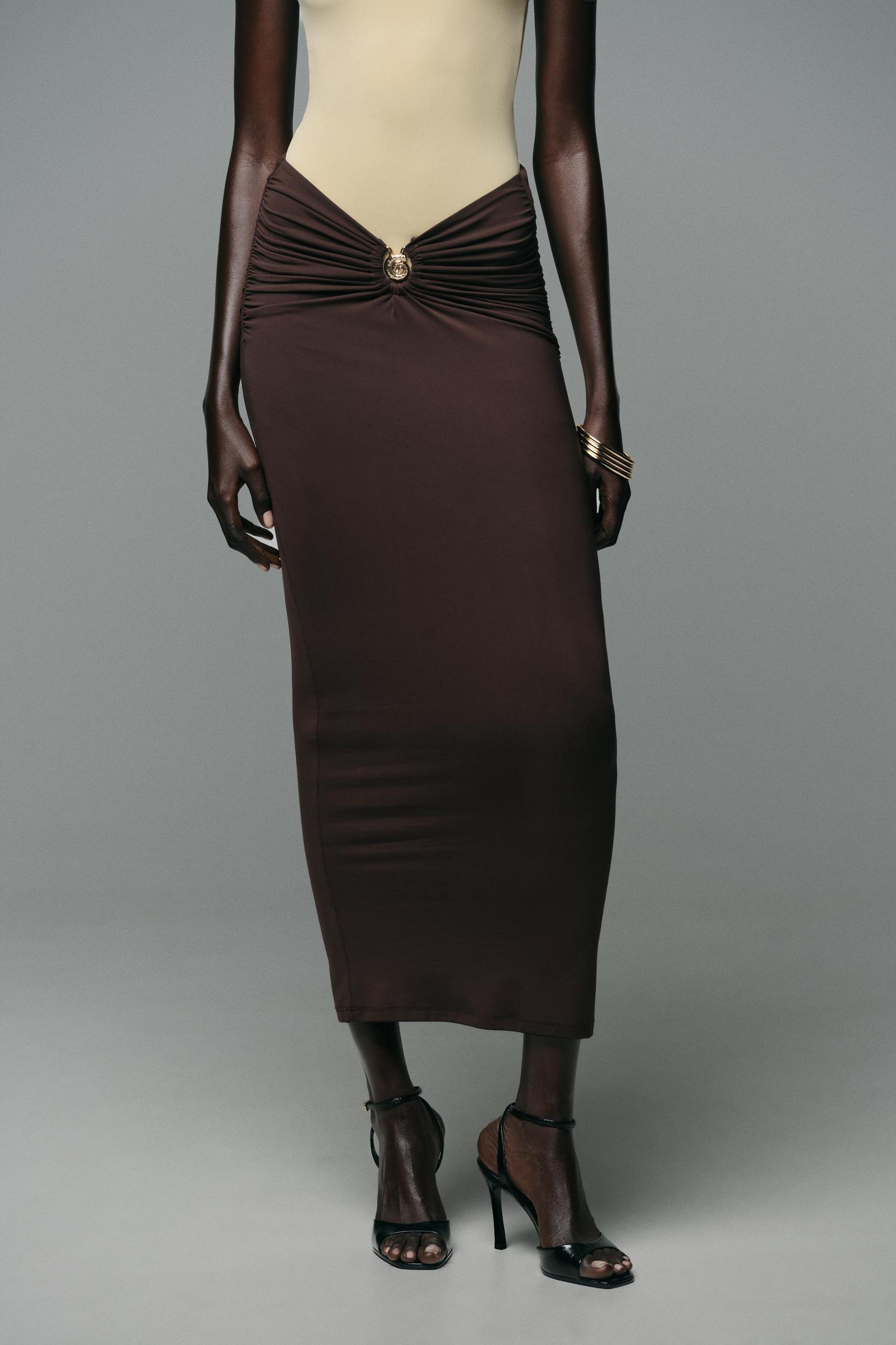 SEASHELL POLYAMIDE SKIRT Product Image