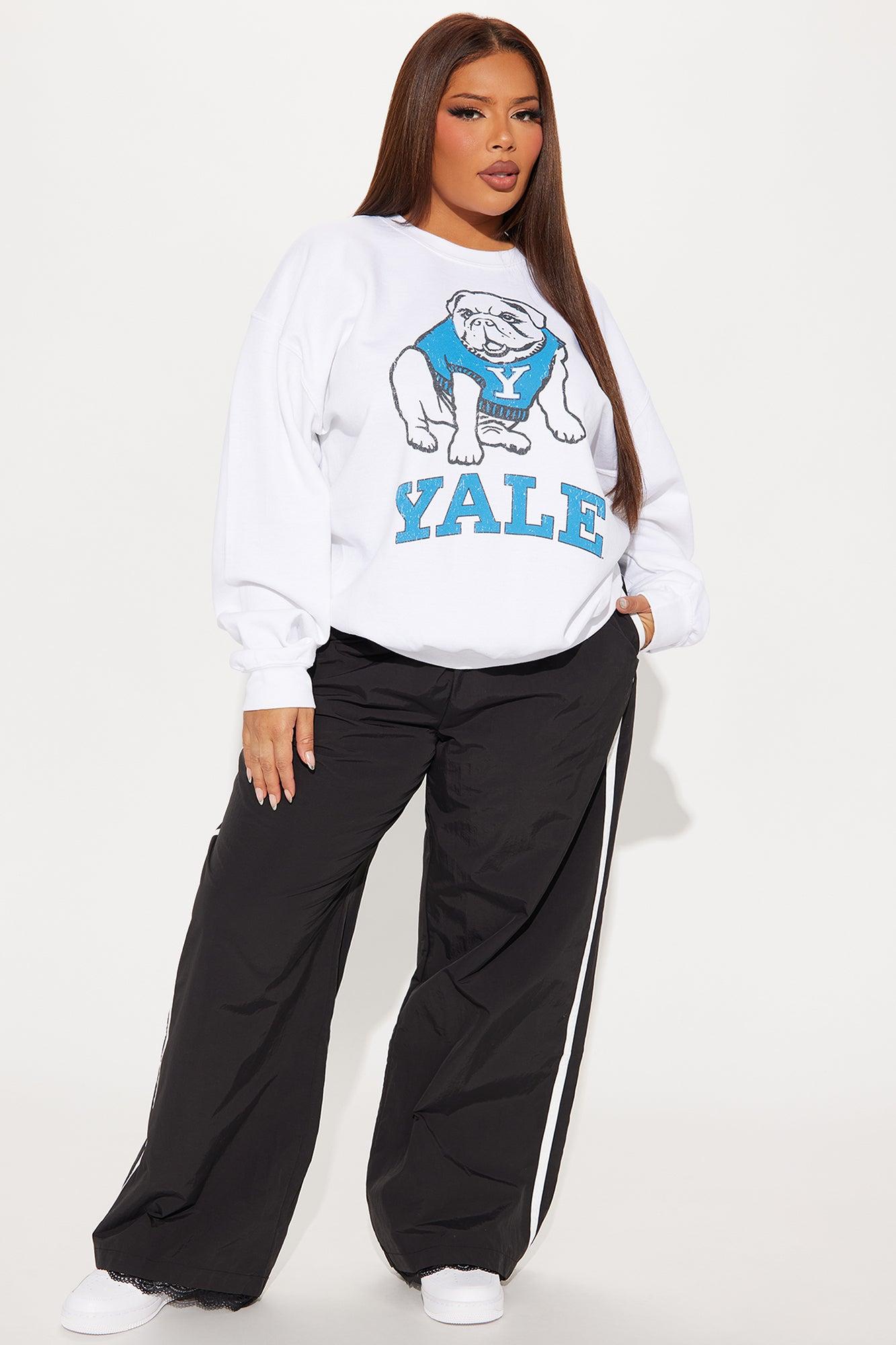 Yale Bulldogs Crew Neck Sweatshirt - White Product Image