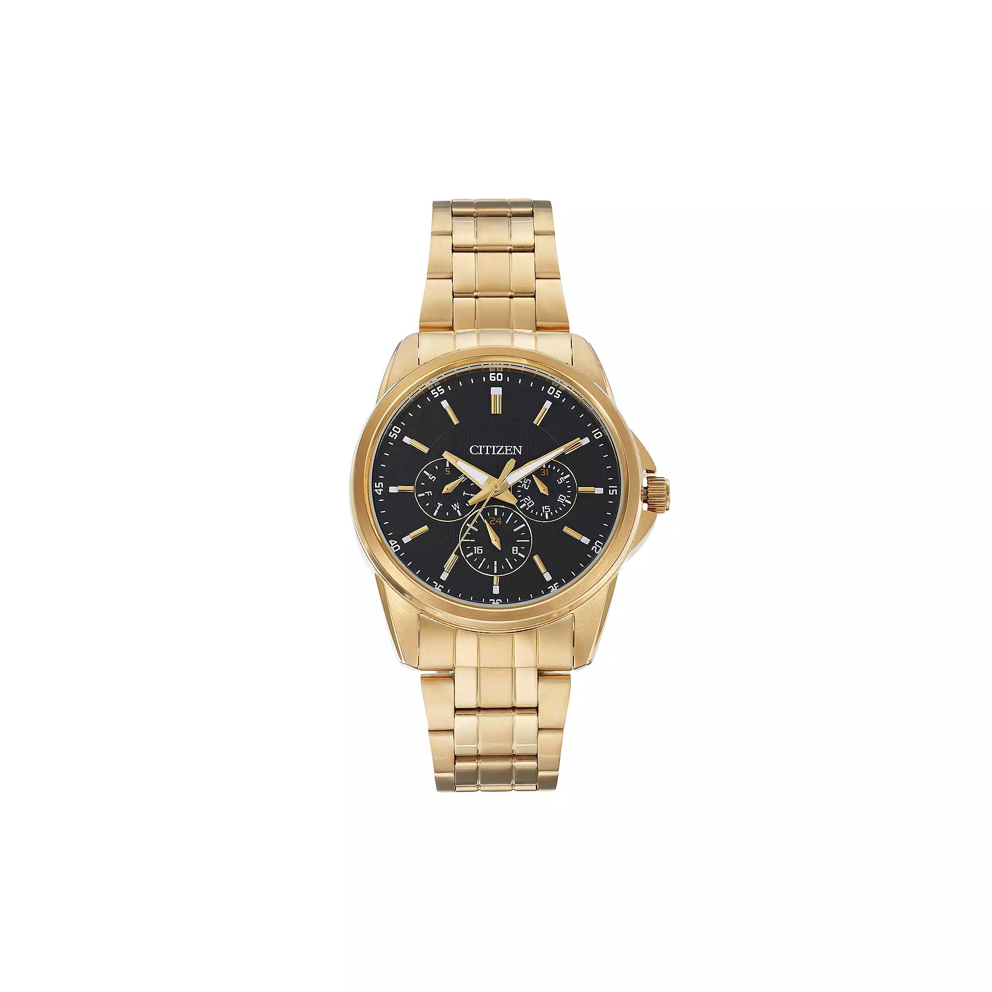 Citizen Mens Stainless Steel Watch, Gold Tone Product Image