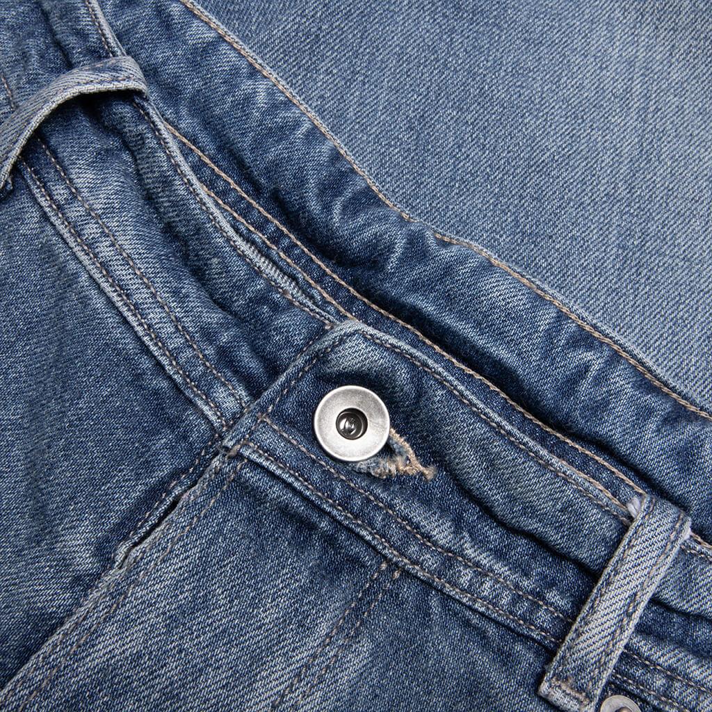 Stud Denim Shorts - Light Blue Male Product Image