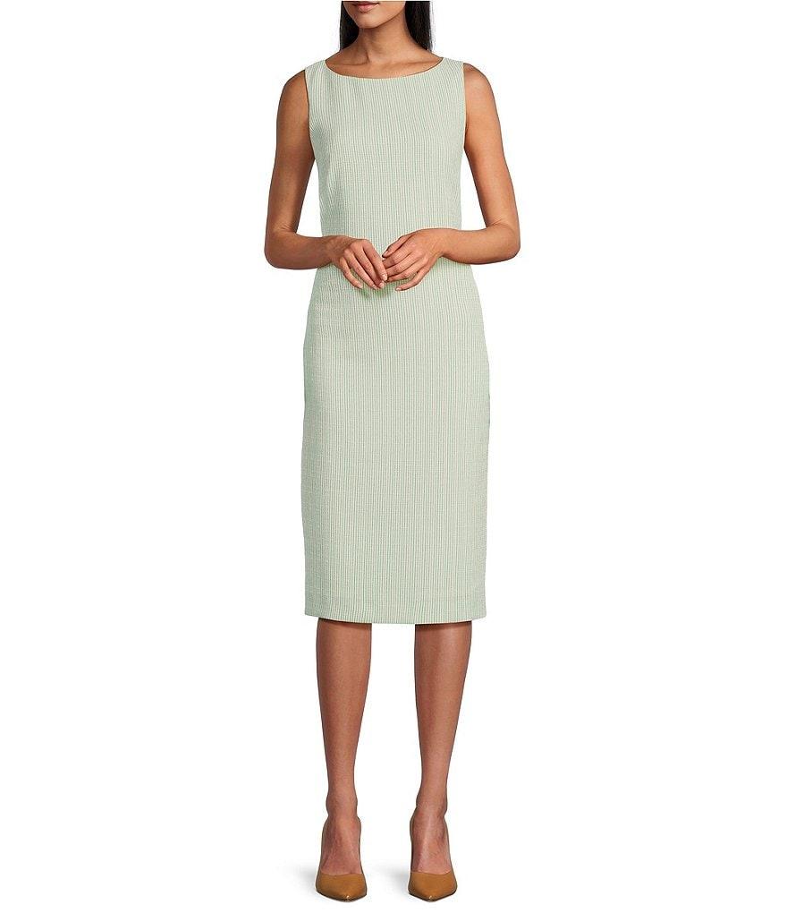 Preston & York Judith Boucle Tweed Round Neck Long Sleeve Jacket Product Image