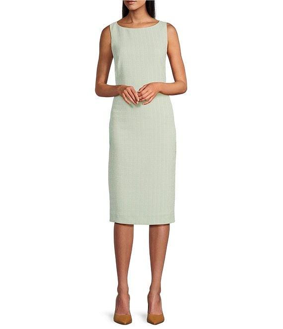 Preston & York Judith Boucle Tweed Round Neck Long Sleeve Jacket Product Image