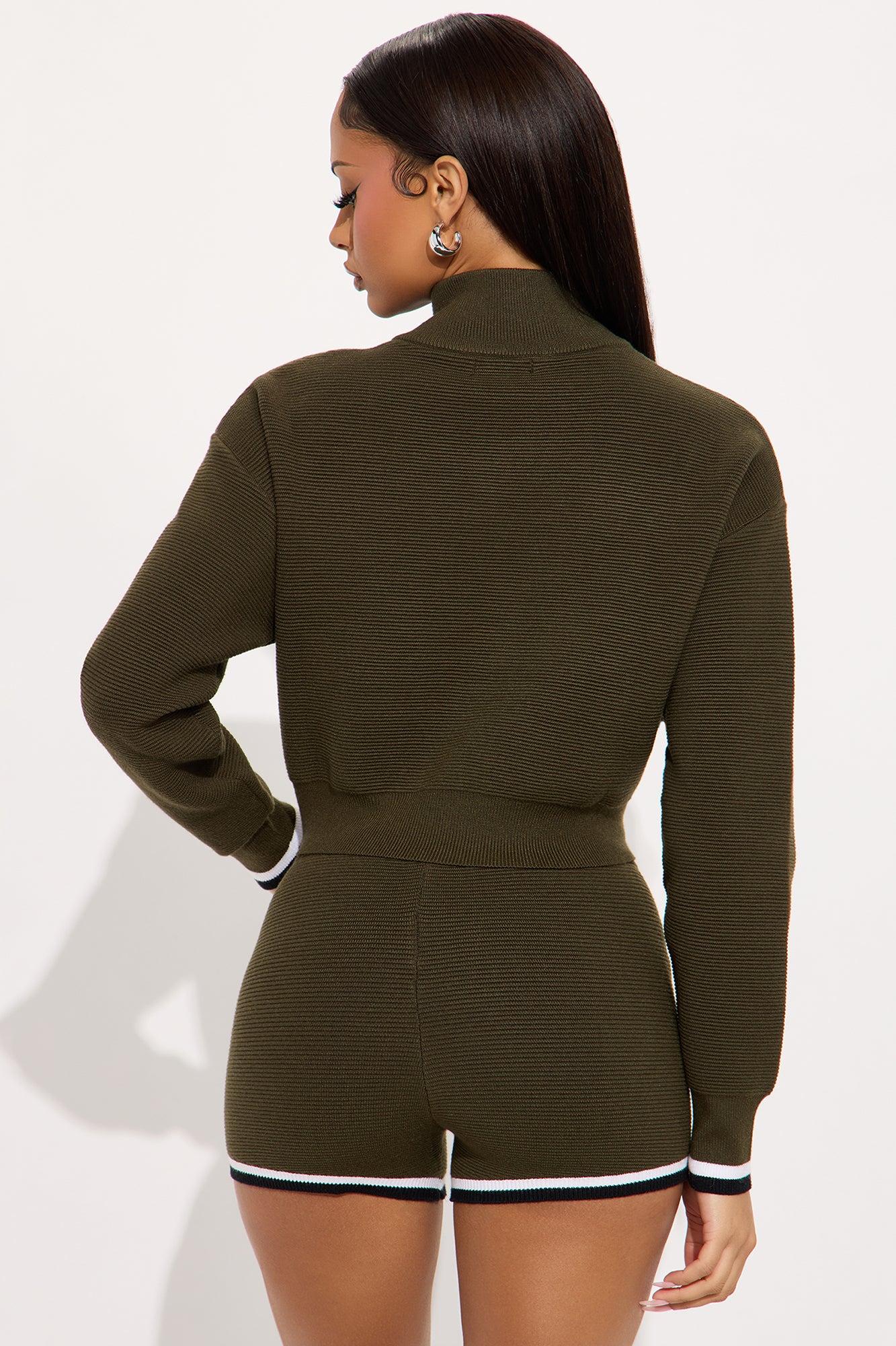 Avery Sweater Short Set - Hunter Female Product Image