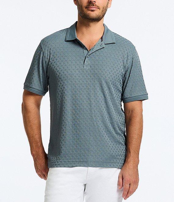 Robert Graham Elias Stretch Short Sleeve Polo Shirt Product Image