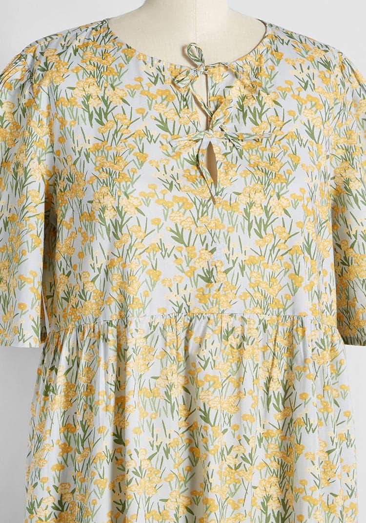 Sweet and Tender Blossoms Babydoll Dress Product Image