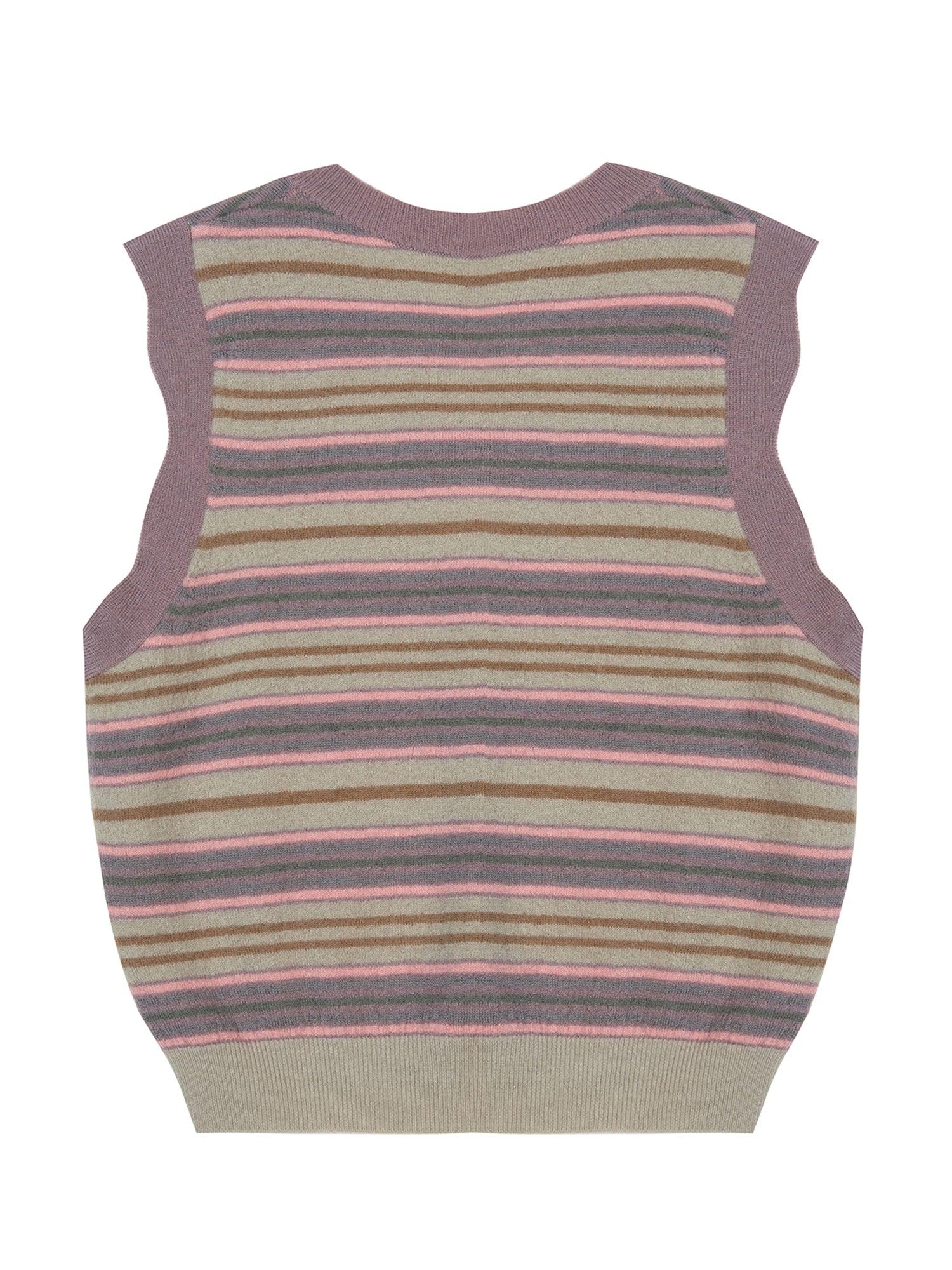 JNBY Striped Knitted Vest Product Image