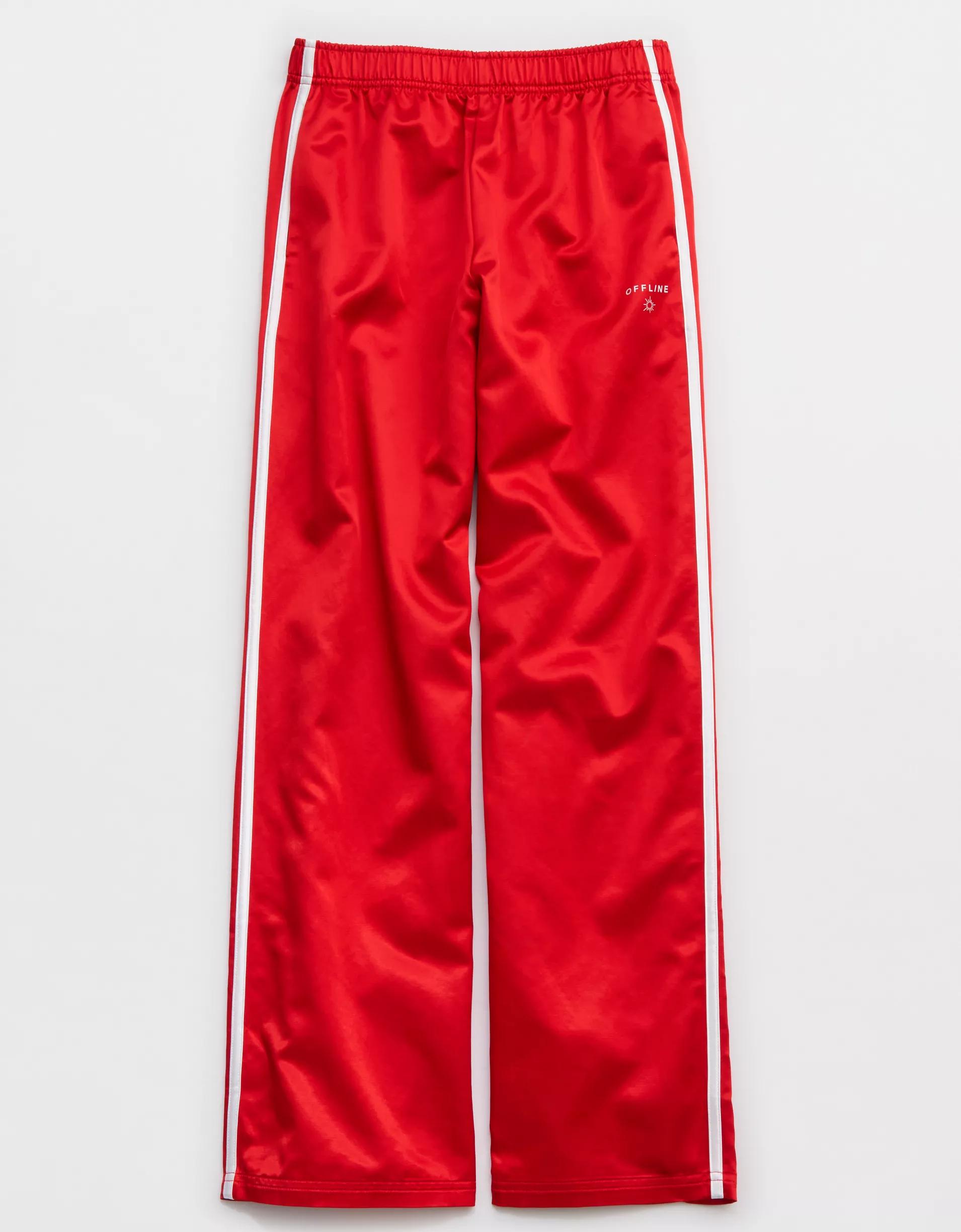 OFFLINE By Aerie You're A Winner Satin Trouser Product Image