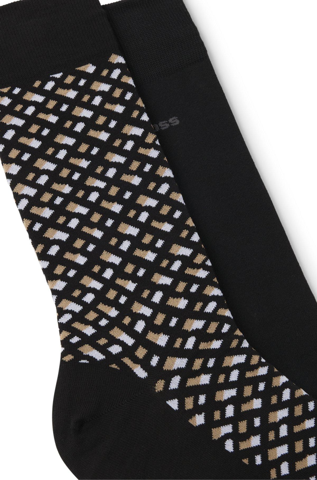 BOSS - Two-pack of regular-length socks - Black Product Image