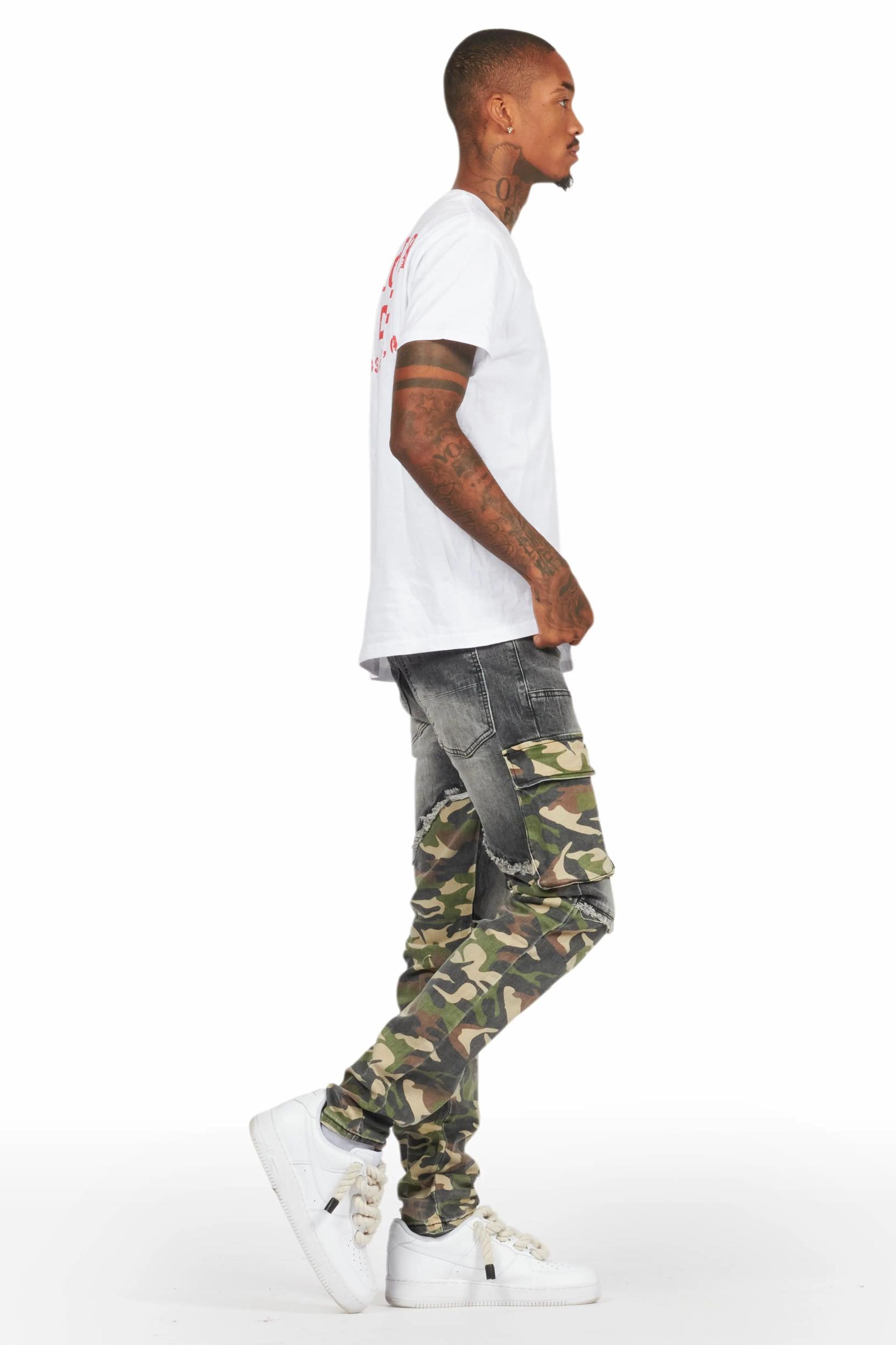 Denka Grey Slim Fit Jean Male Product Image