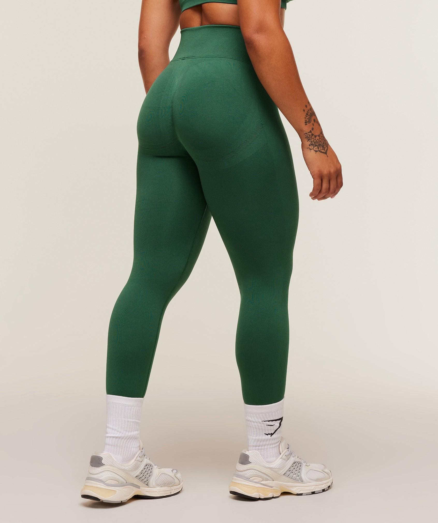 Gymshark Lift Seamless Leggings - Lift Green/Lift Green Marl Female Product Image