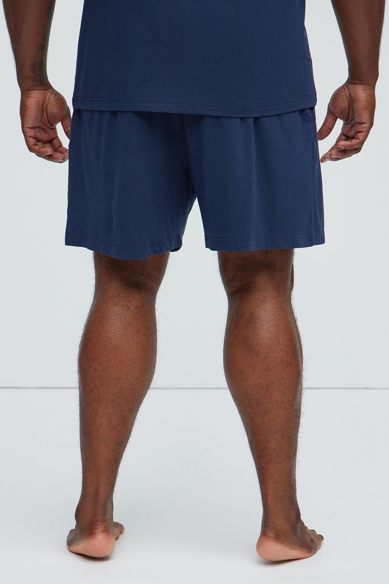 Essential Modal Lounge Shorts - Navy Product Image