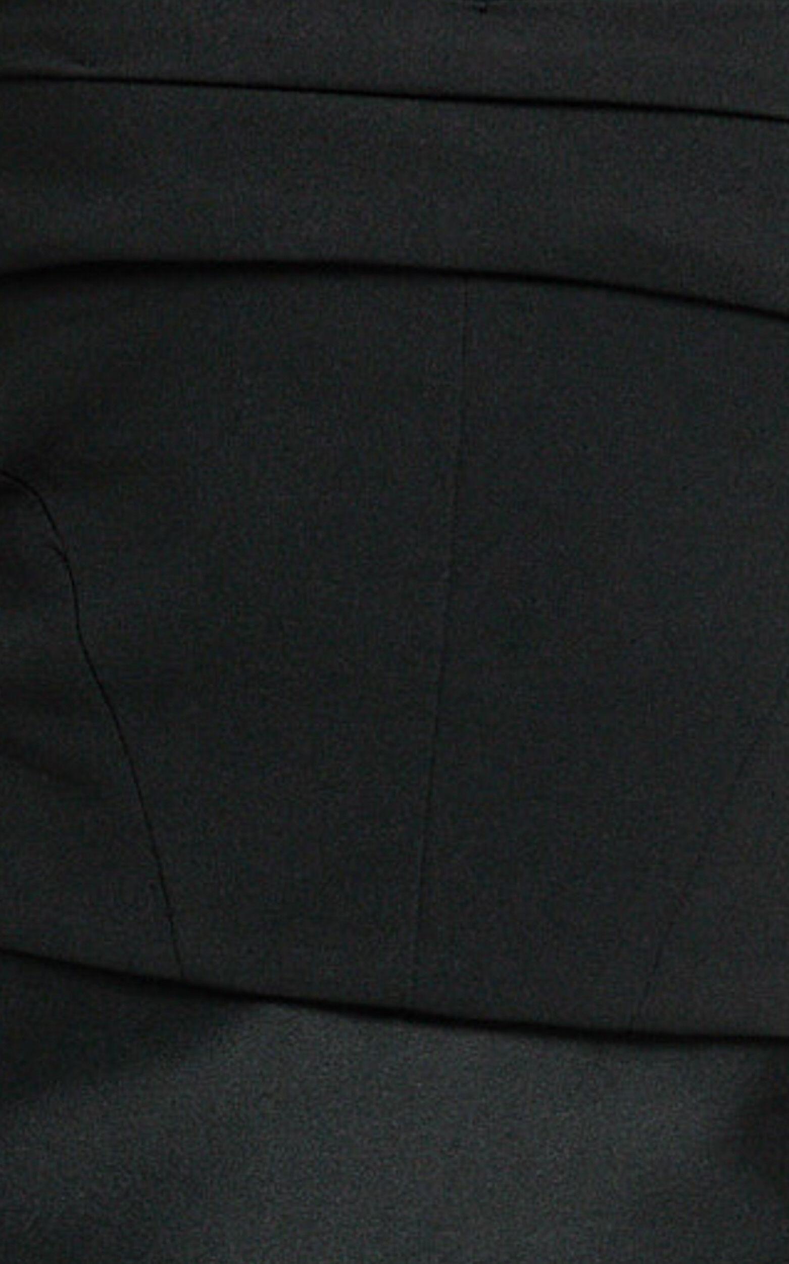 Chelsea Top - Gathered Bust Corset Top in Black Product Image