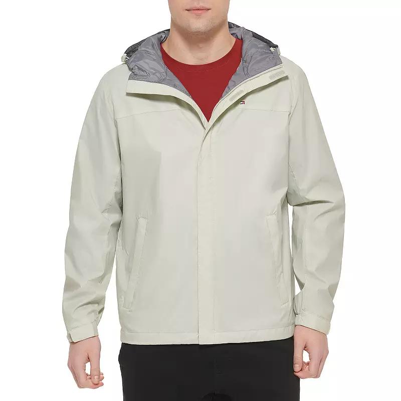 Big & Tall Tommy Hilfiger Hooded Rain Jacket, Men's,  Product Image