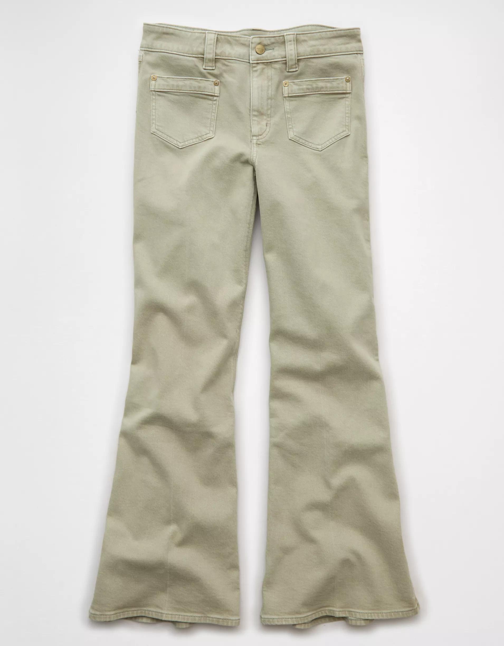 AE Stretch High-Waisted Flare Jean Product Image