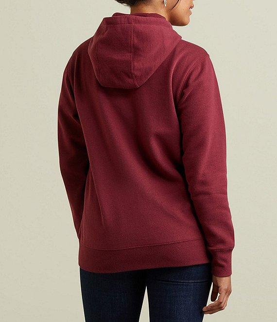 Ariat Logo Long Sleeve Kangaroo Pocket Hoodie Product Image