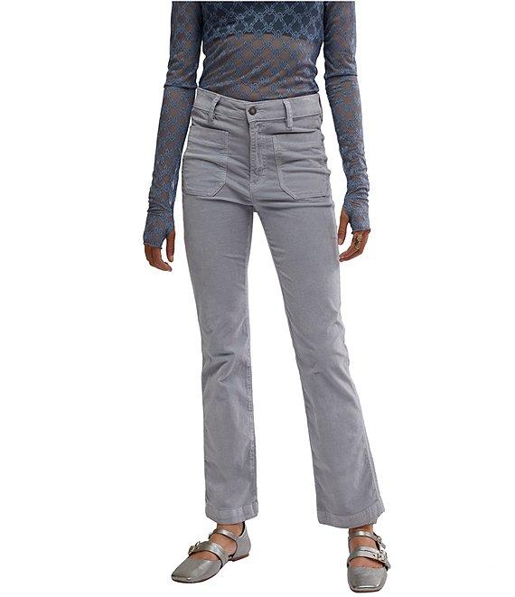 Free People High Time Kick Flare Mid Rise Slim Fit Pant Product Image