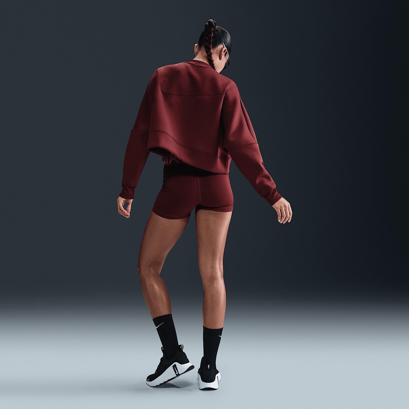 Nike Women's Prima Dri-FIT Oversized Crew-Neck Cropped Top Product Image