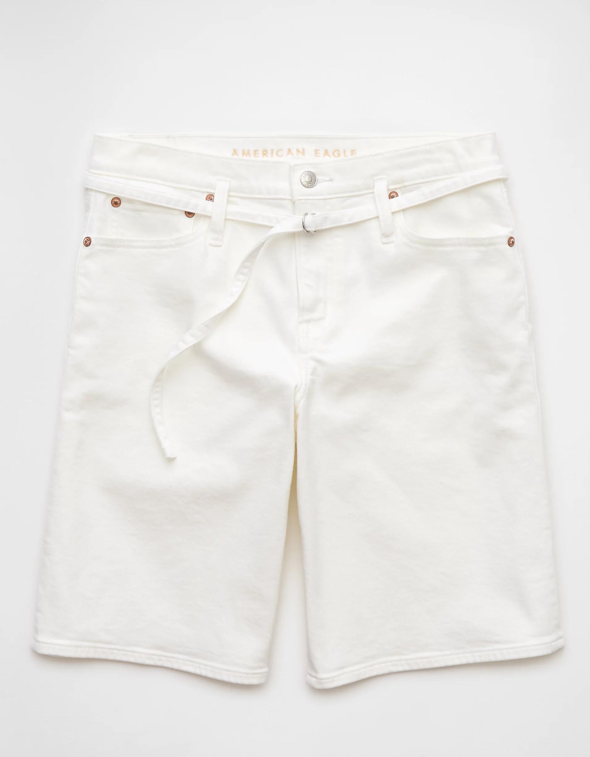 AE 11" Stretch Denim High-Waisted Jort Product Image