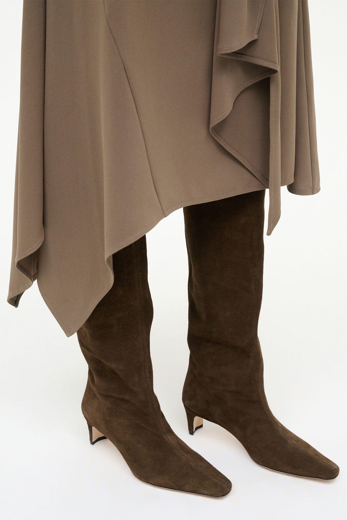 WALLY BOOT | TRUFFLE SUEDE Product Image