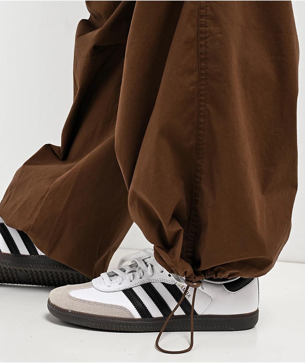 Empyre Lola Brown Parachute Pants Product Image