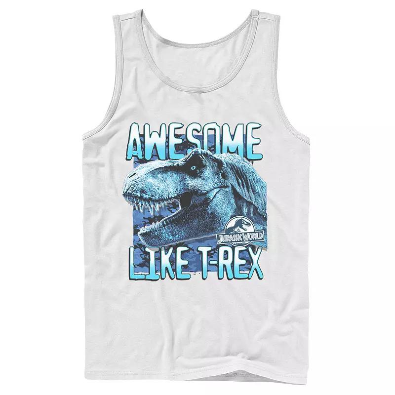 Men's Jurassic World Two Awesme Lke T-Rex Tank Top,  Product Image