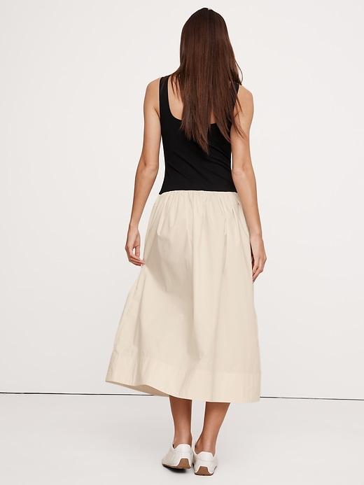 Drop-Waist Midi Dress Product Image