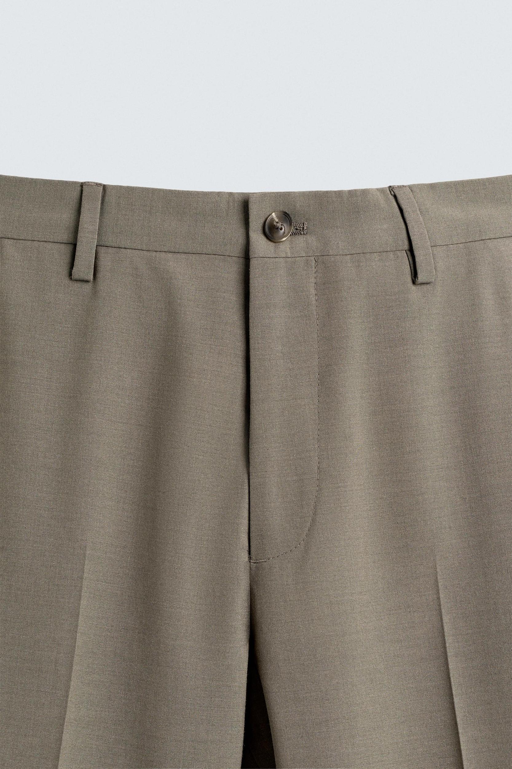 TEXTURED SUIT PANTS Product Image