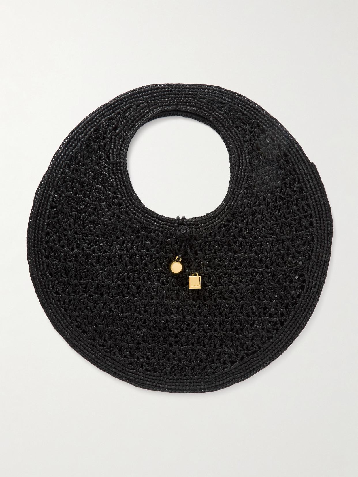 Le Rond Spiaggia raffia shoulder bag Product Image