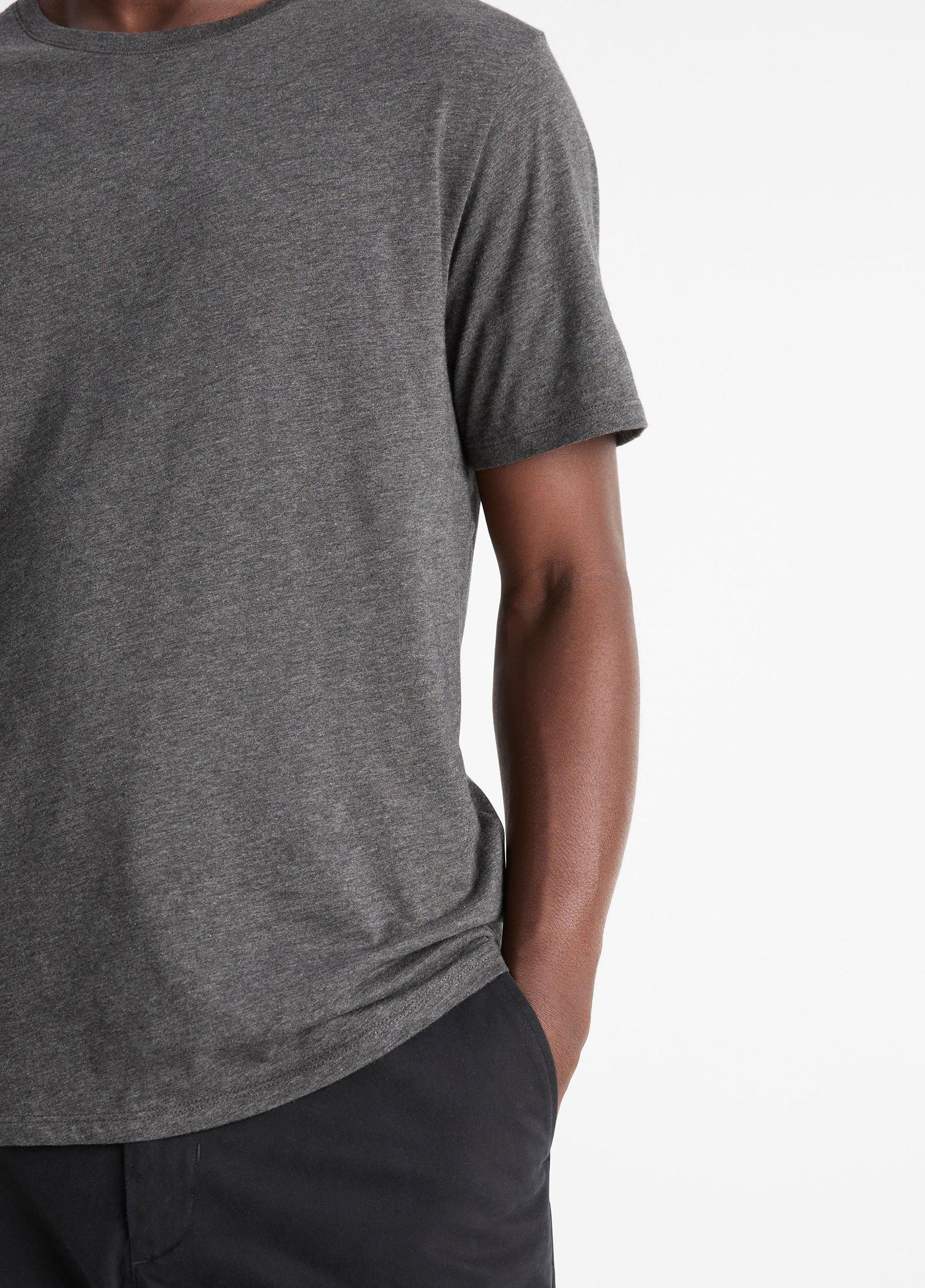 Pima Cotton Crew Neck T-Shirt Product Image