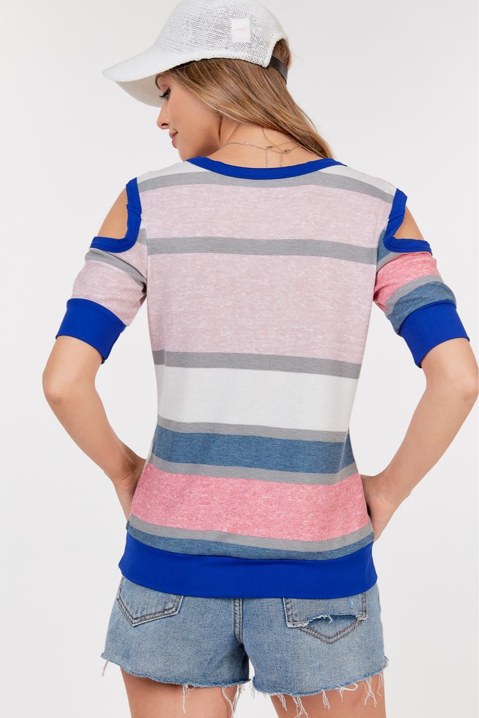 Cold shoulder half sleeve Product Image