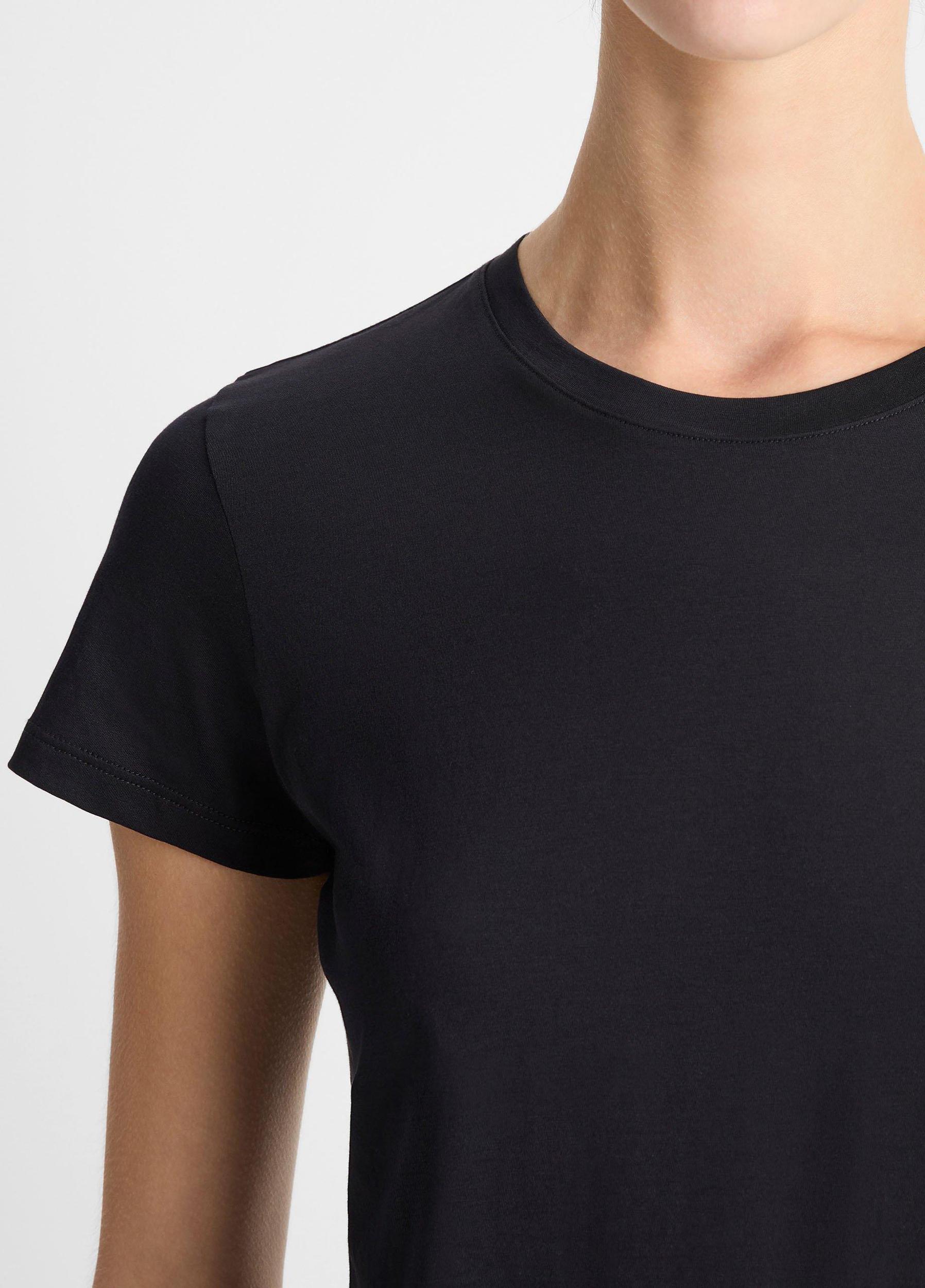 Essential Pima Cotton Crew Neck T-Shirt Product Image