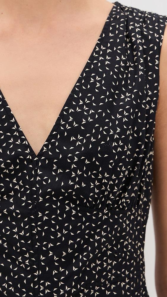 Proenza Schouler White Label Clayton Dress in Printed Poplin | Shopbop Product Image