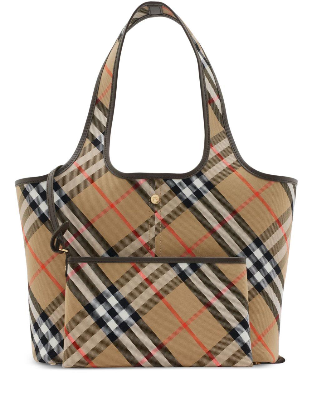 small check tote bag  Product Image