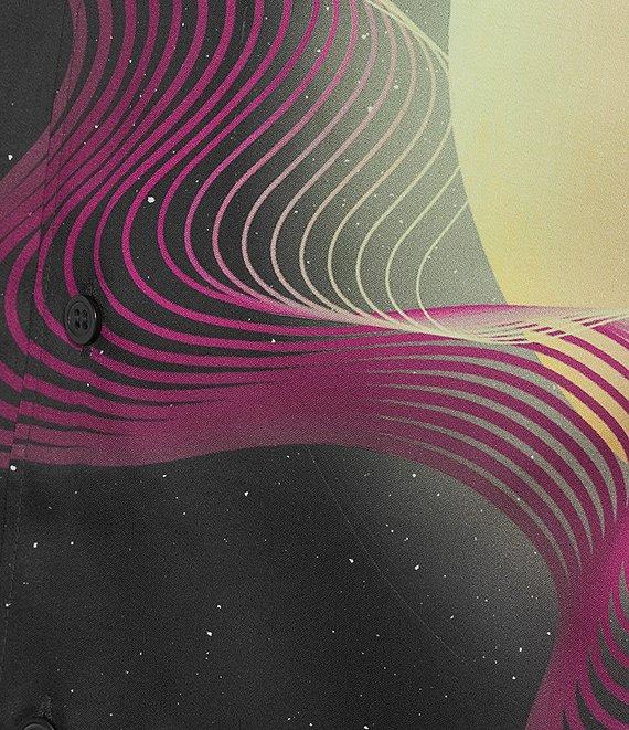 Murano Interdimensional Collection Slim Fit Planet Applique Short Sleeve Convertible Woven Camp Shirt Product Image