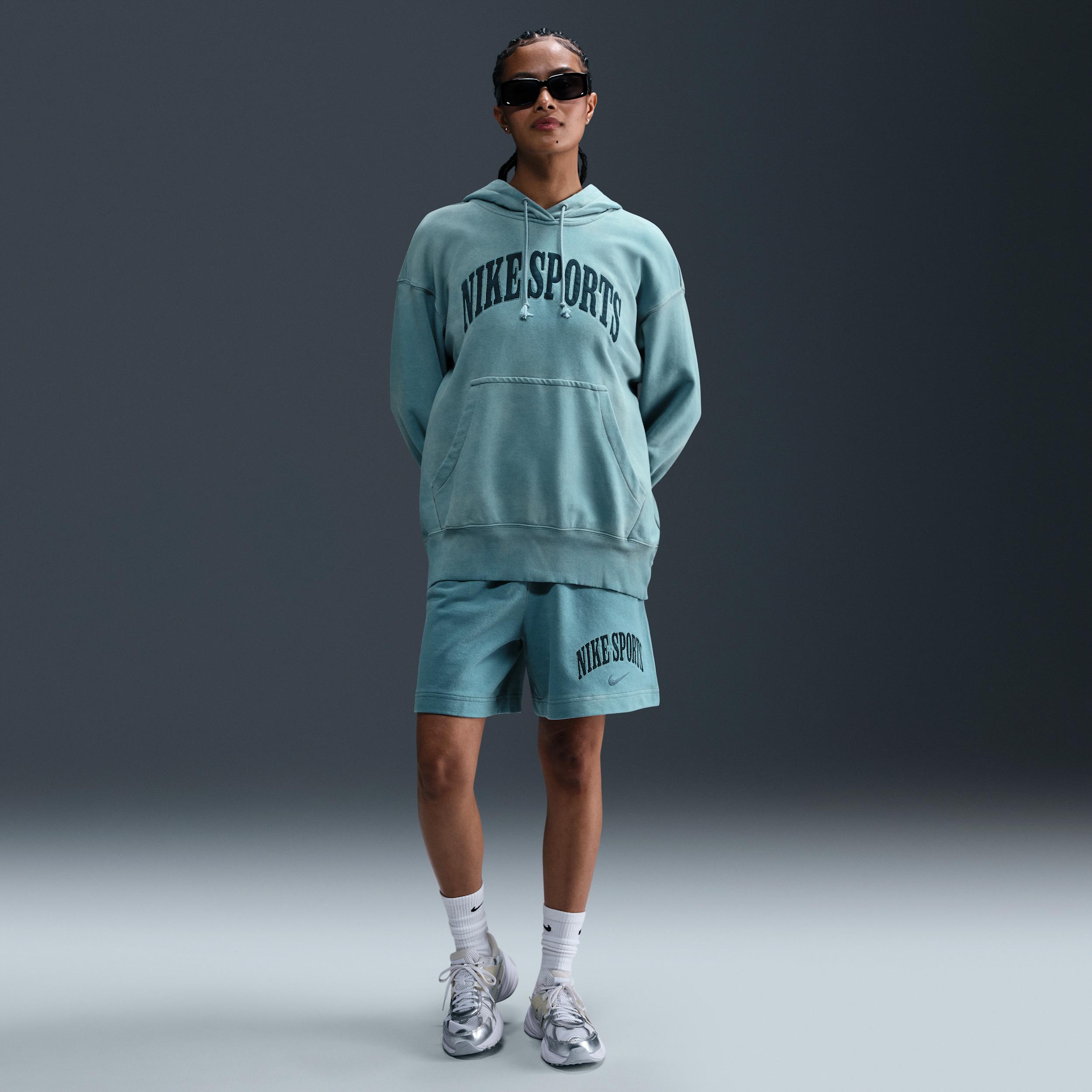 Womens Nike Sportswear Phoenix Fleece Oversized French Terry Hoodie | HJ1235-006 Product Image