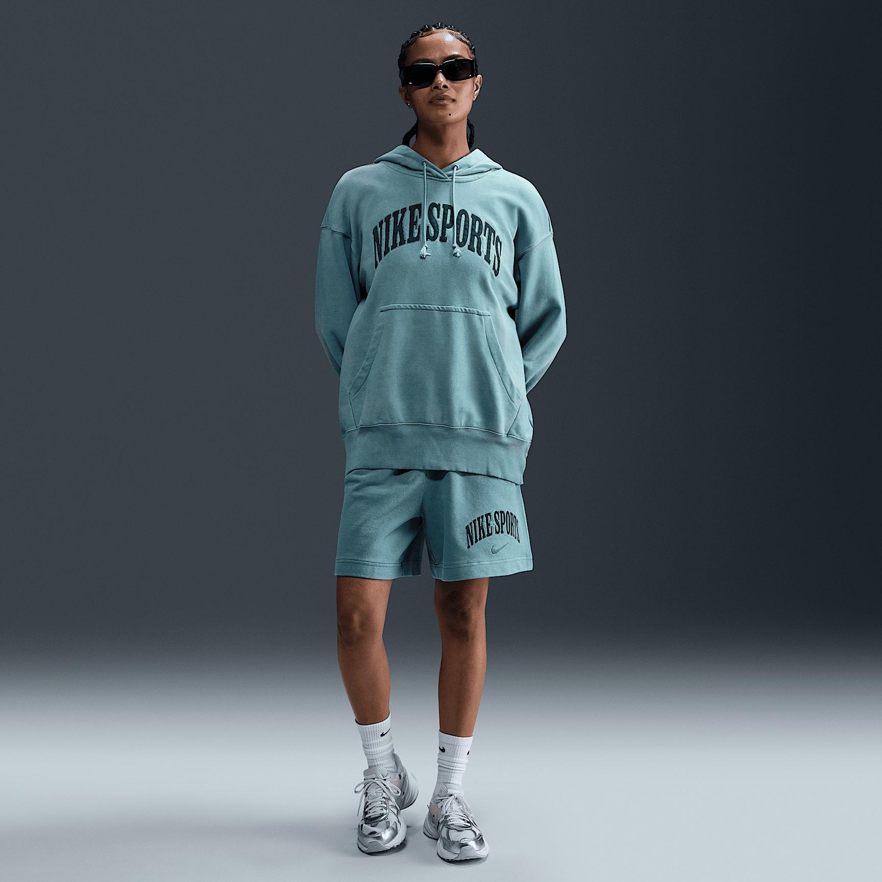 Womens Nike Sportswear Phoenix Fleece Oversized French Terry Hoodie | HJ1235-006 Product Image