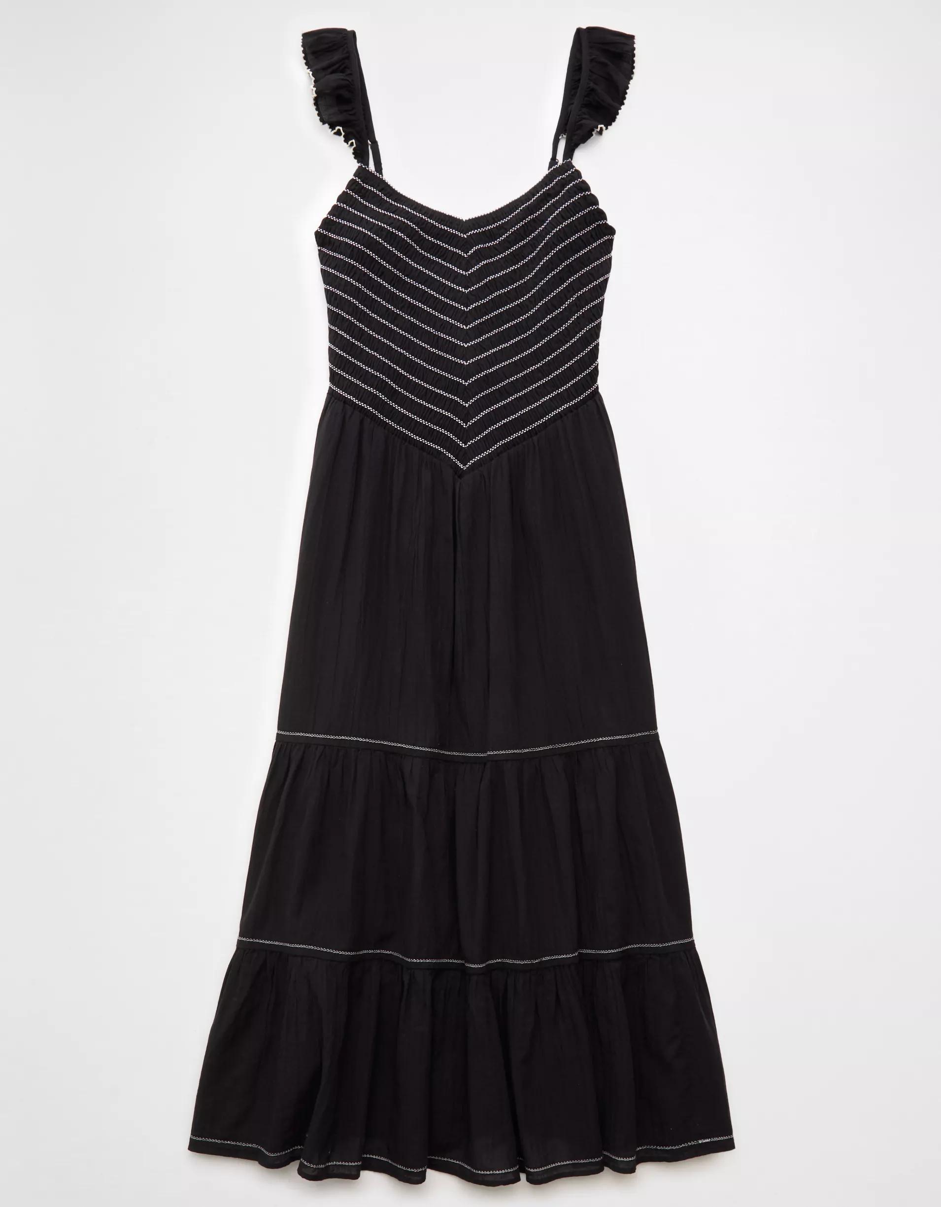 AE Bella Flutter Sleeve Midi Dress Product Image