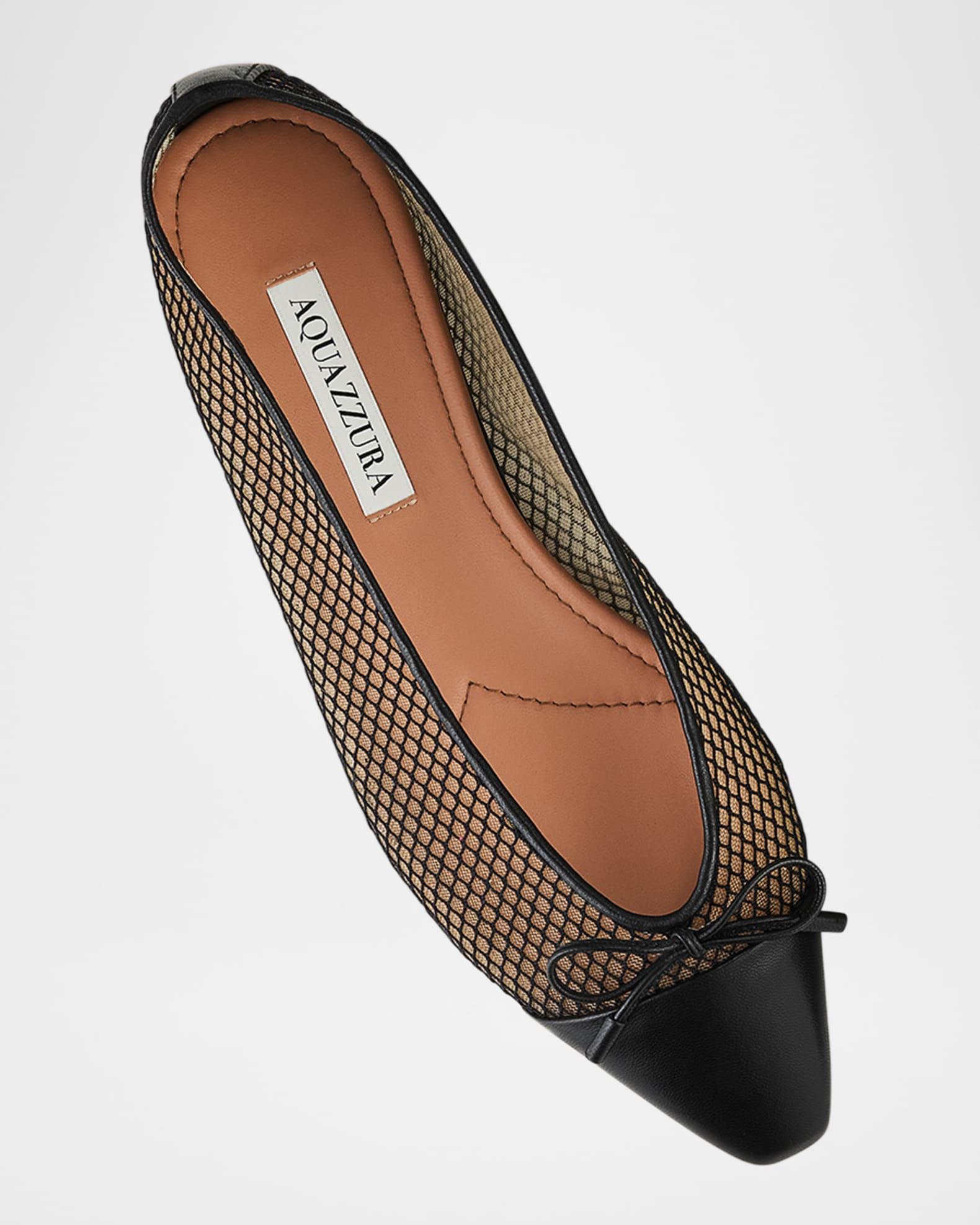 Gioia Mesh Net Cap-Toe Ballerina Flats Product Image