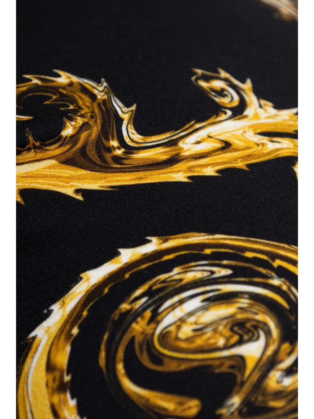 baroque-print t-shirt dress Product Image