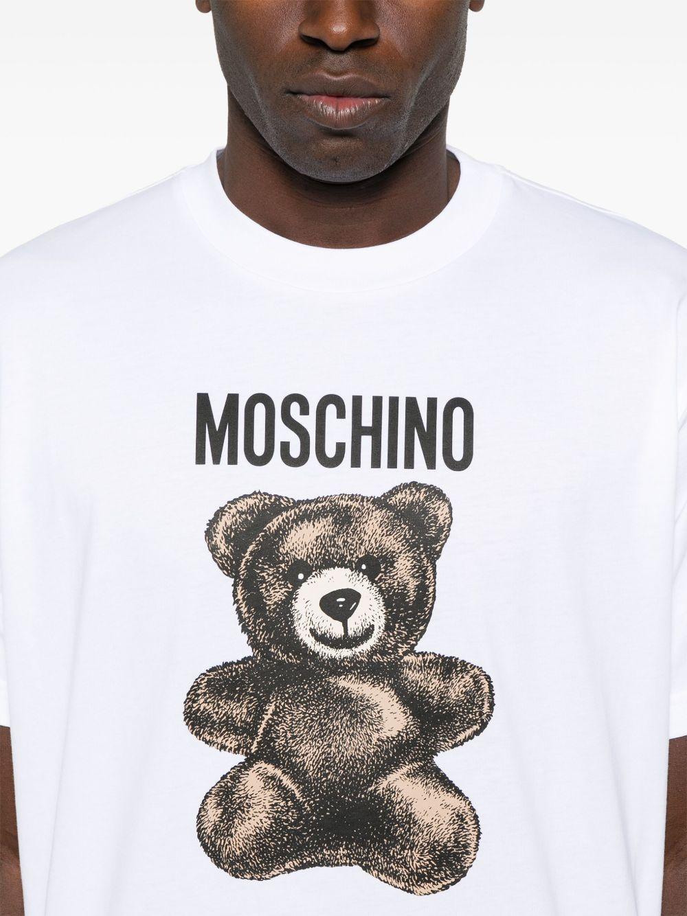 Teddy bear-print T-shirt Product Image
