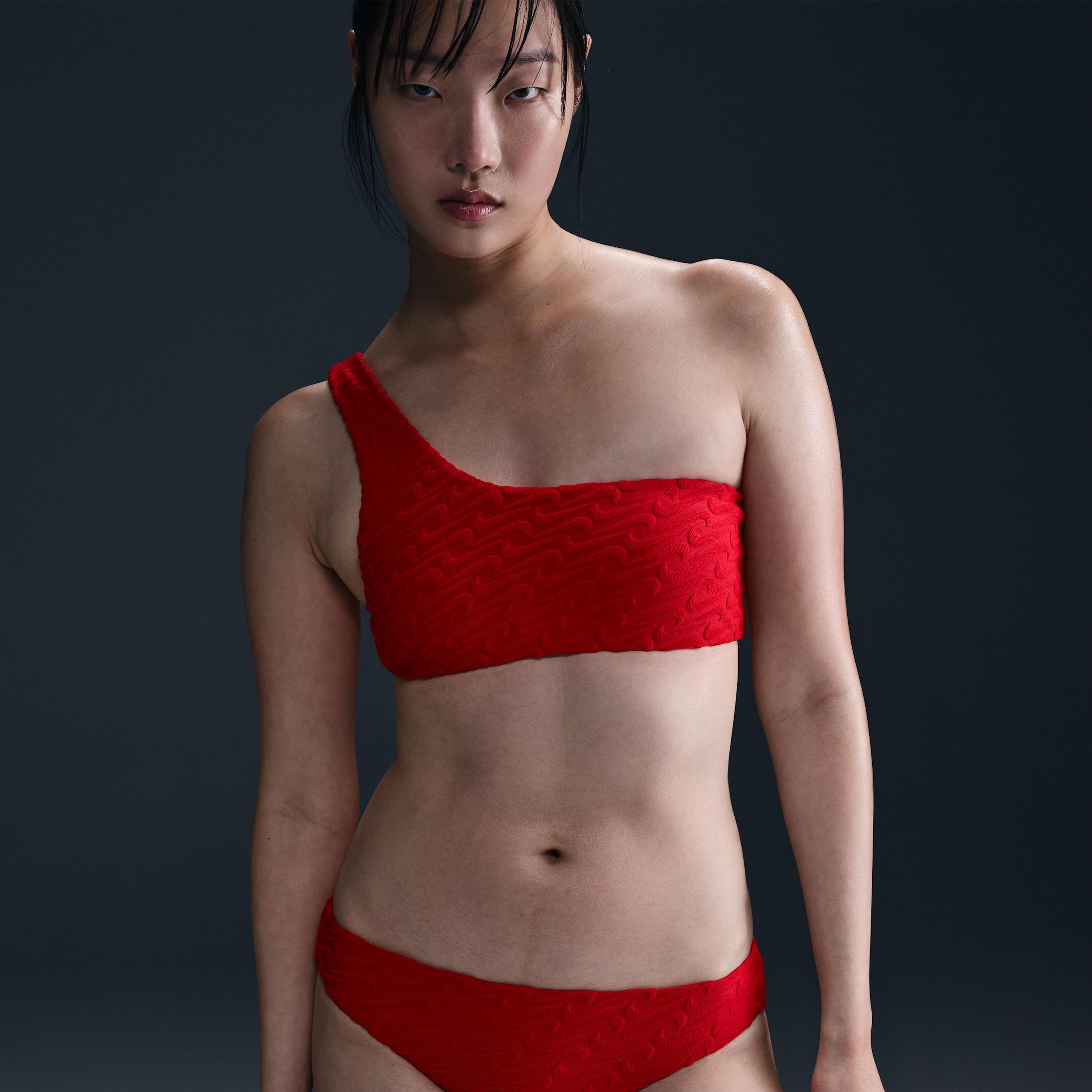 Nike Womens Swim Swoosh Link Terry Hipster Bikini Bottom | NESSF256-614 Product Image