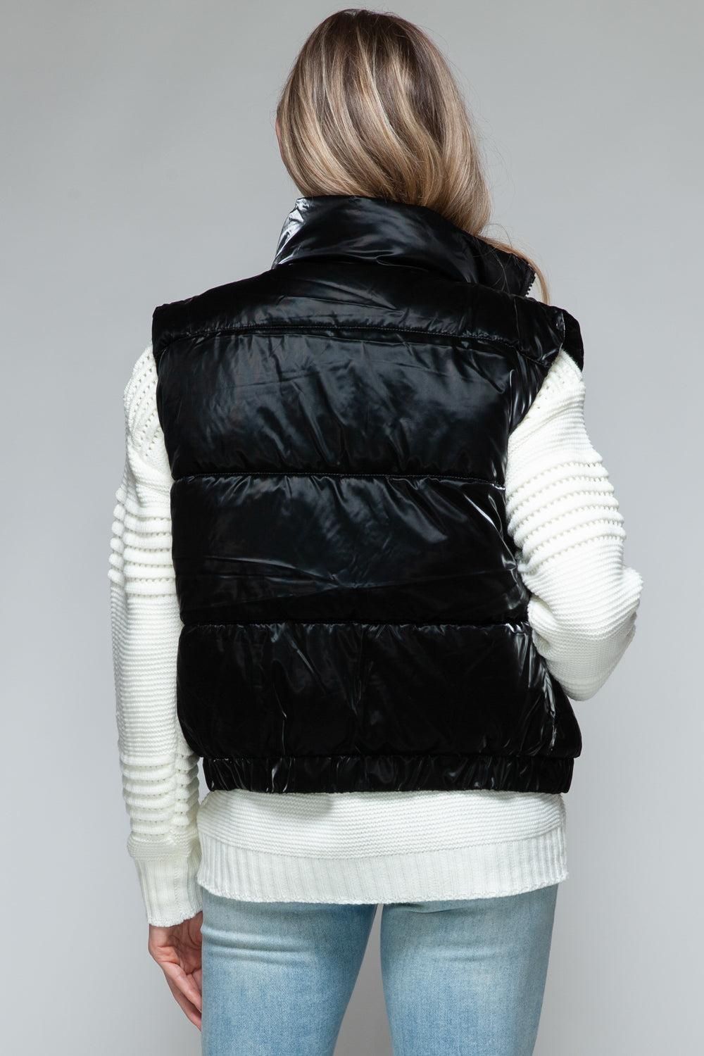 Snobbish Fine Fur Lining Quilted Vest Product Image