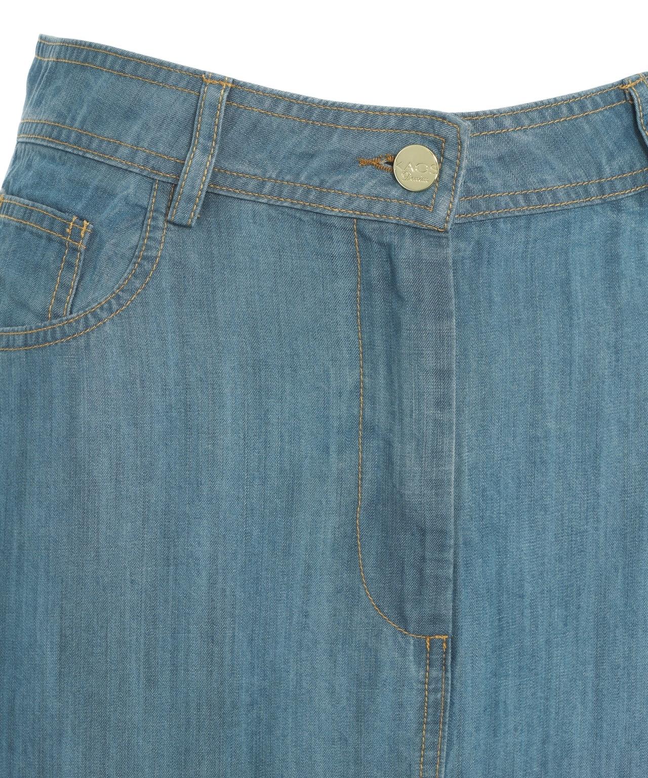 Maxi skirt in tencel Product Image