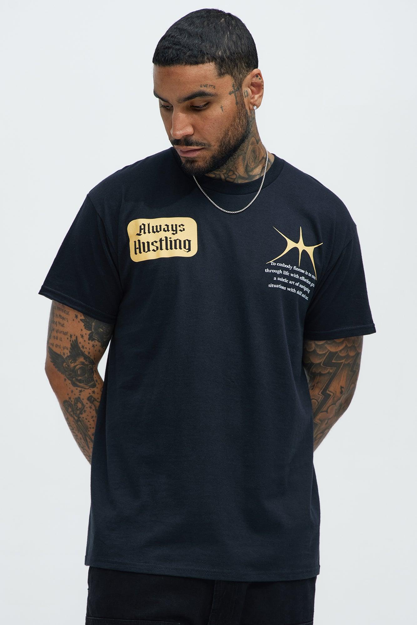 Always Hustling Short Sleeve Tee - Black Product Image