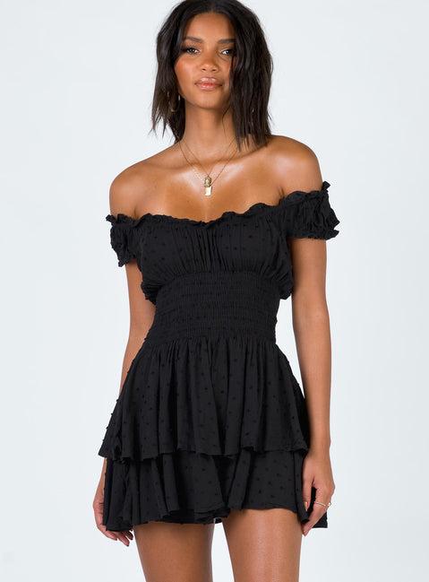 The Love Galore Romper Black Product Image