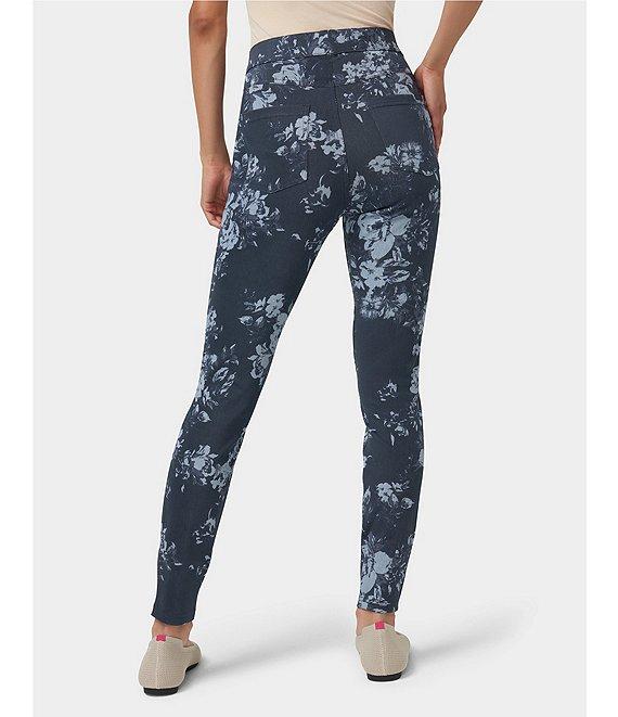 HUE Blue Roses High Rise Denim Leggings Product Image