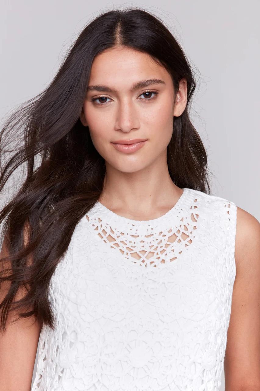 Floral Crochet Top Product Image